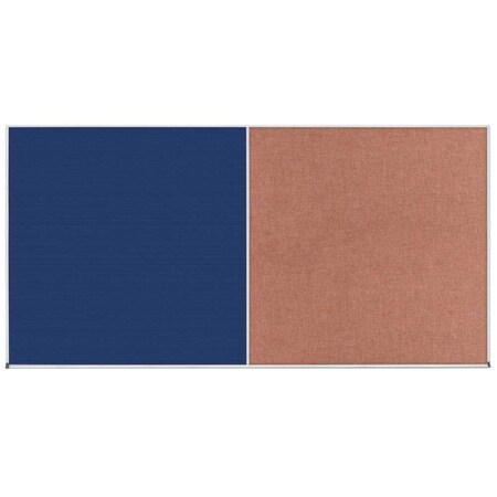 United Visual Products Enclosed Corkboard, 1 Door, 24"x36", 4" Fra UV3415-BLACK-FORBO